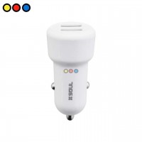 CARGADOR USB 2.4A COOL DUO CAR
